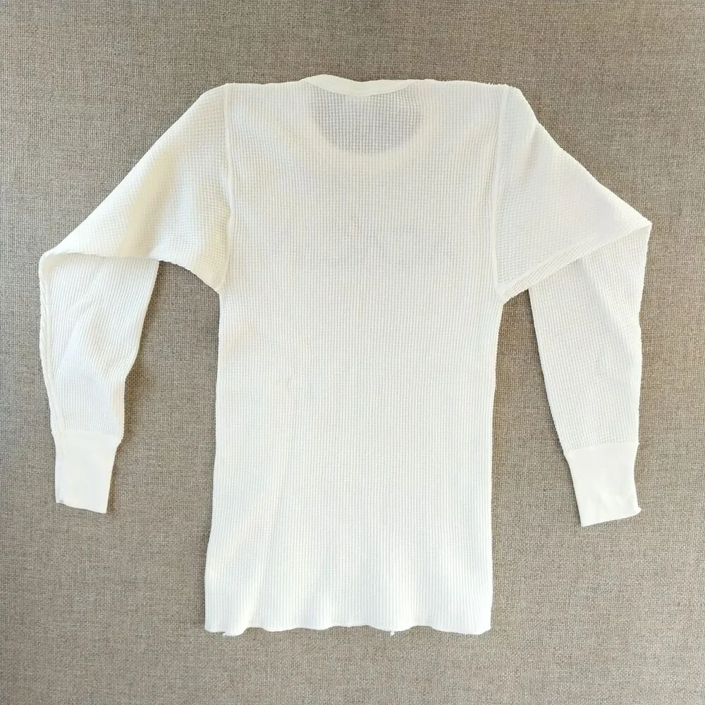 Vintage Morgan Mills Mens Long Johns Thermal Shirt Top Legging Bottom USA Size M